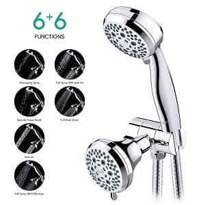 Shower Head, 28-Setting Combo Shower Heads-min