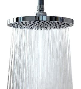 WantBa 8" Wide (157 Jets) Rainfall Wall Mount Shower Head with Showerhead