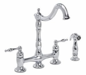 Premier 120344LF Charlestown Lead-Free Two-Handle Bridge Kitchen Faucet