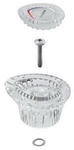 MOEN 96797 Chateau Knob Handle Kit for Chateau Single Handle Tub Shower Faucet