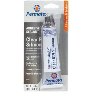 Permatex 80050 Clear RTV Silicone Adhesive Sealant