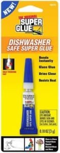 Super Glue 15171-12 Dishwasher Safe Glass Glue Tube