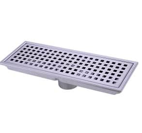 HANEBATH Linear Shower Floor Drain with Removal Cover - Made of Sus304 Stainless Steel