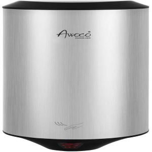 Awoco Stainless Steel 1350W 120V Automatic High Speed Commercial Hand Dryer