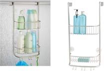 iDesign Forma Bathroom Over the Door Shower Caddy