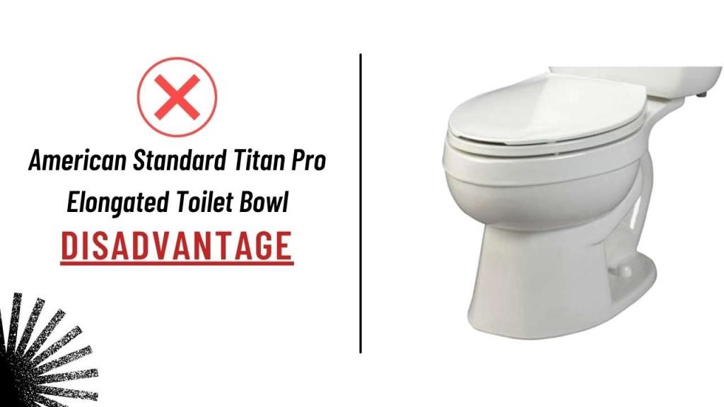 disadvantage of American Standard Titan Toilet 